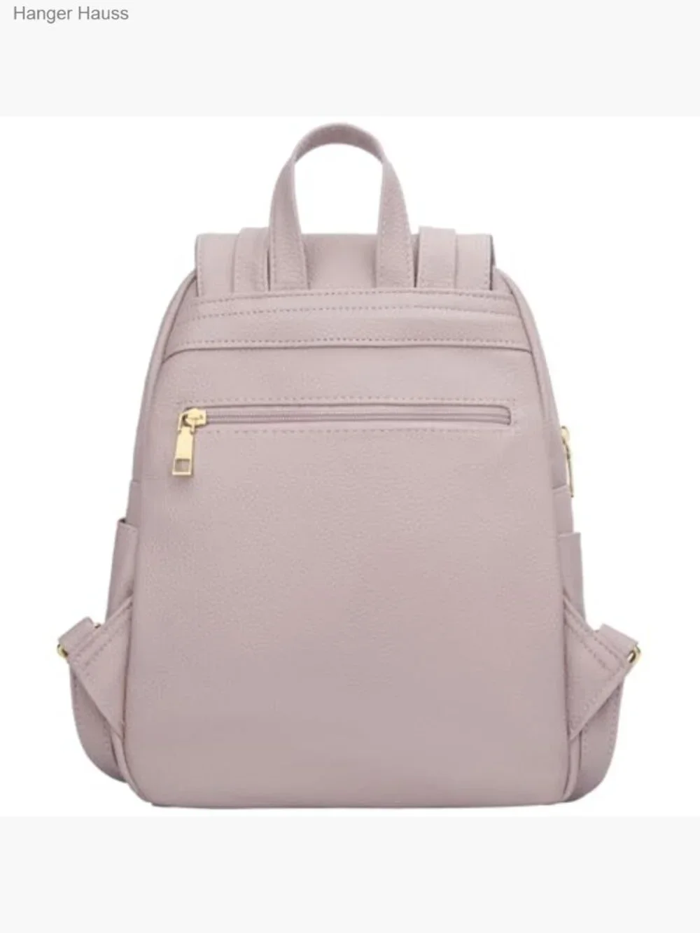 Vegan Leather Backpack Purse with Pockets, Travel Daypack